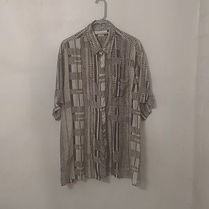 ROBERT STOCK XLARGE men's shirt 100% sil
